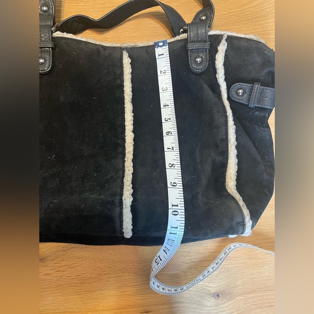 Suede Handbag - Picture 7 of 9